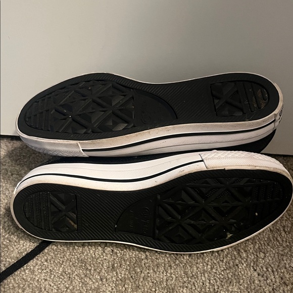 Converse High top Sequins sparkly black CTAS Chuck Taylor M4 W6 168116C sneakers - Picture 8 of 8